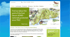 Desktop Screenshot of eastdevonaonb.org.uk
